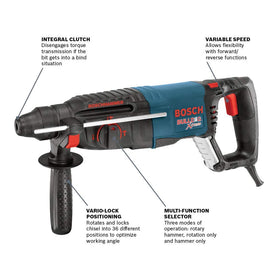 Bosch Bulldog Extreme: multi-function selector for quick mode changes across drilling modes.