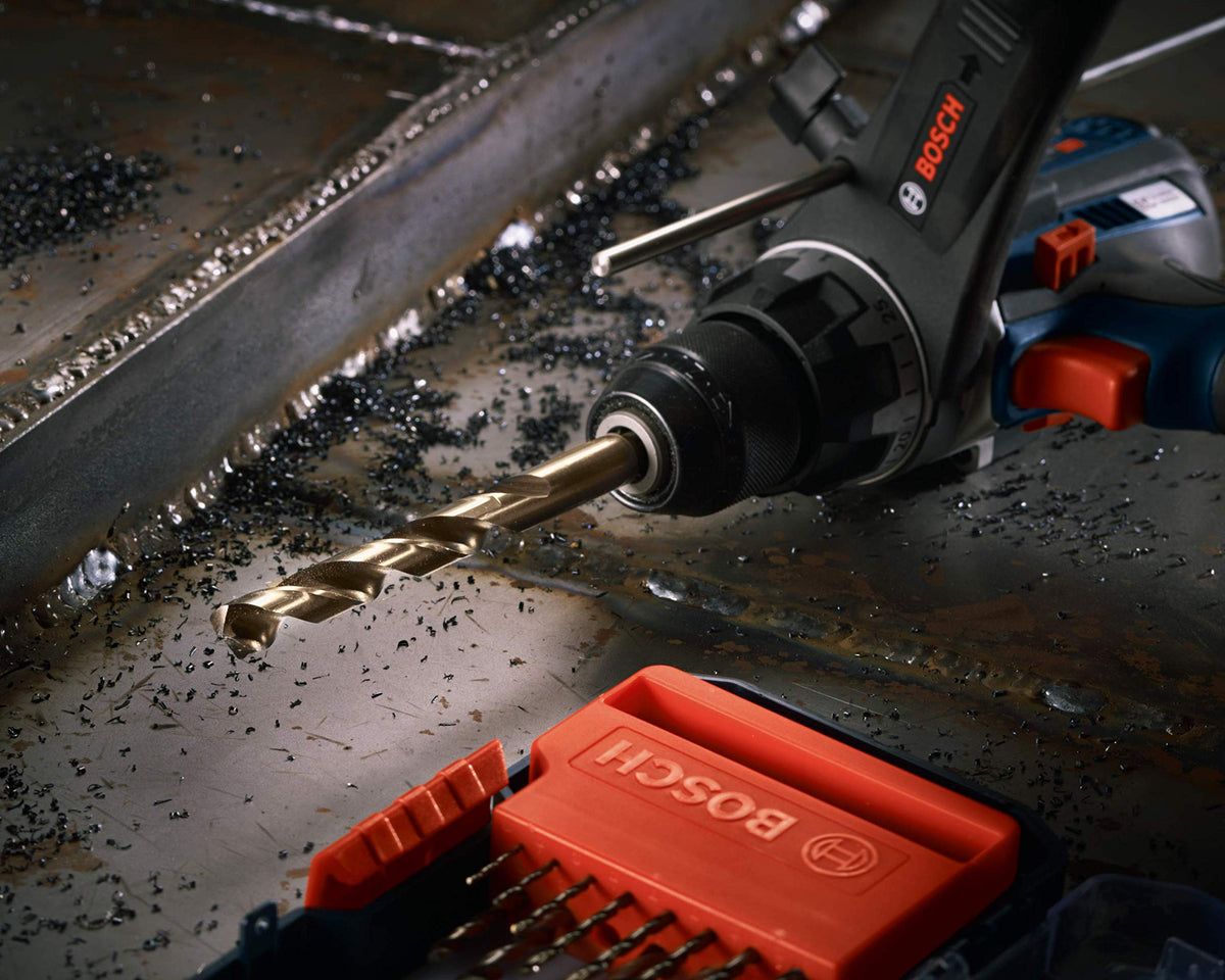 Bosch CO14B surface-hardened tip penetrates tough materials.