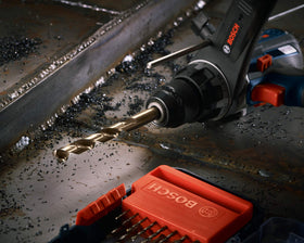 Bosch CO14B surface-hardened tip penetrates tough materials.