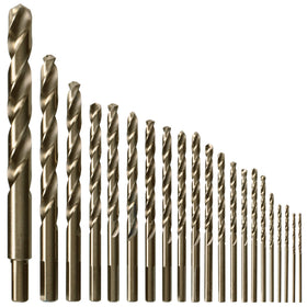 Bosch CO21B cobalt M42 bits deliver long life for tough metal drilling tasks.