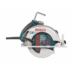 Bosch CS10 56-degree bevel capacity enables complex angle cuts.