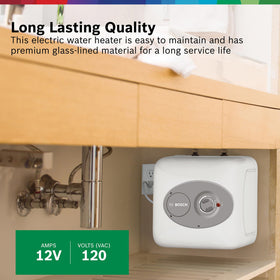 Bosch ES4 compact mini-tank ideal for shelf, wall, or floor installation