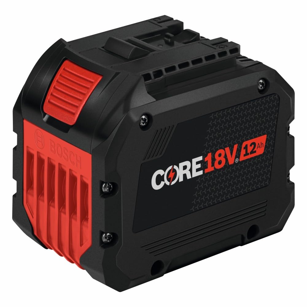 Bosch GBA18V120 high-power battery front view for longer tool runtime.