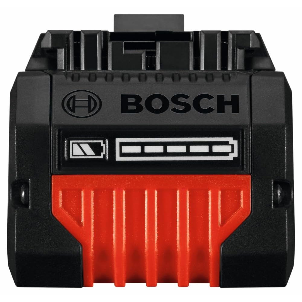 High-resolution charge-status indicator for quick battery checks.