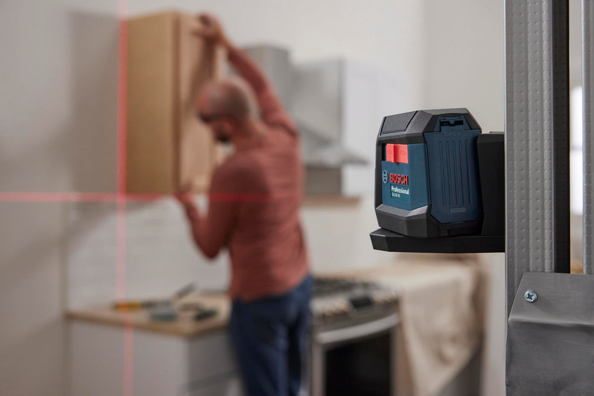 Bosch GLL50-20 compact lightweight design for easy transport.
