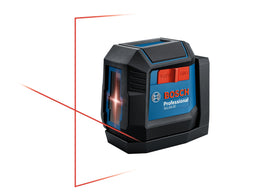 Bosch GLL50-20 cross-line laser setup for precise alignment projects.