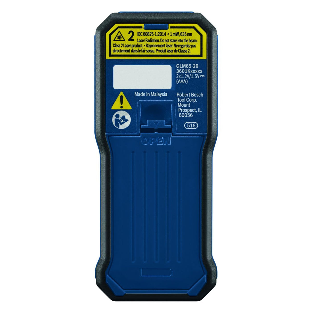 Bosch GLM100-23 Blaze rubber overmold provides durability and grip