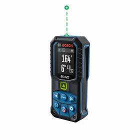 Bosch GLM165-25G Blaze green-beam display for fast, clear readings
