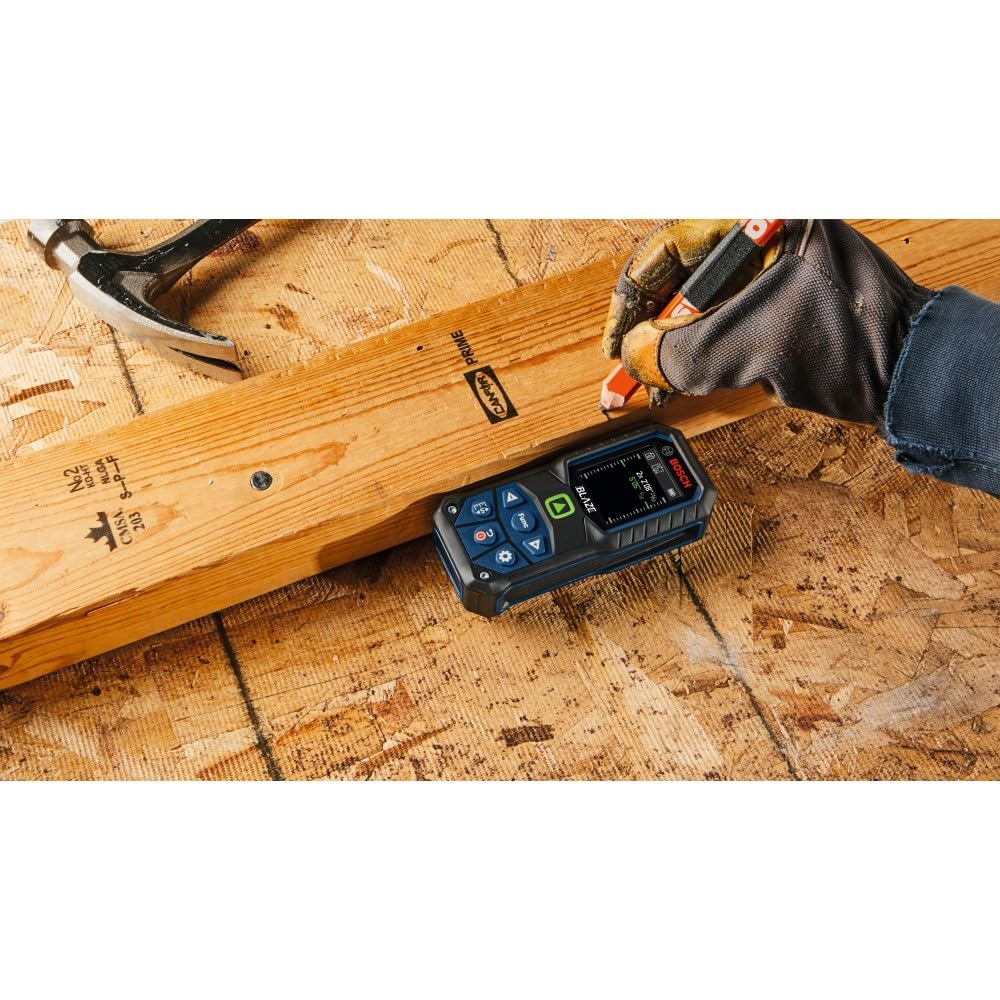 Bosch GLM165-25G Blaze IP65 rating protects against dust and spray