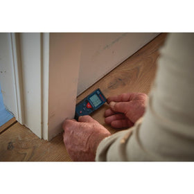 Bosch GLM165-40 Blaze Pro real-time measurement mode instantly adapts to target.