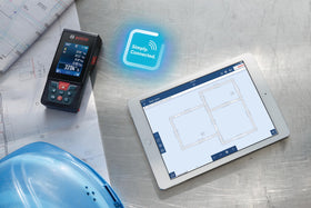 Bosch GLM400CL 11 measuring functions for versatile calculations.
