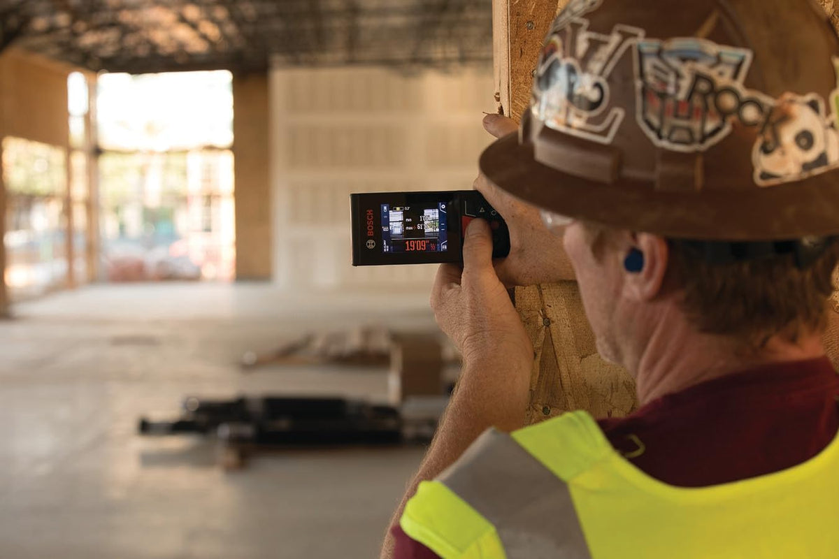 Bosch GLM400CL MeasureOn app sync for project organization.