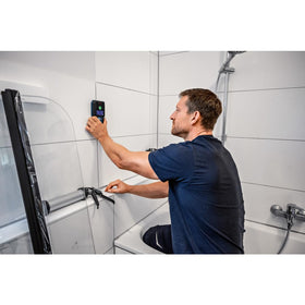 Bosch GMS120-27 metal and pipe detection informs layout planning