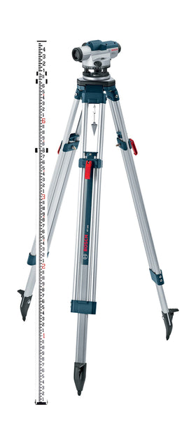 Bosch GOL32CK 32x optical level lens offers sharp readings on busy job sites