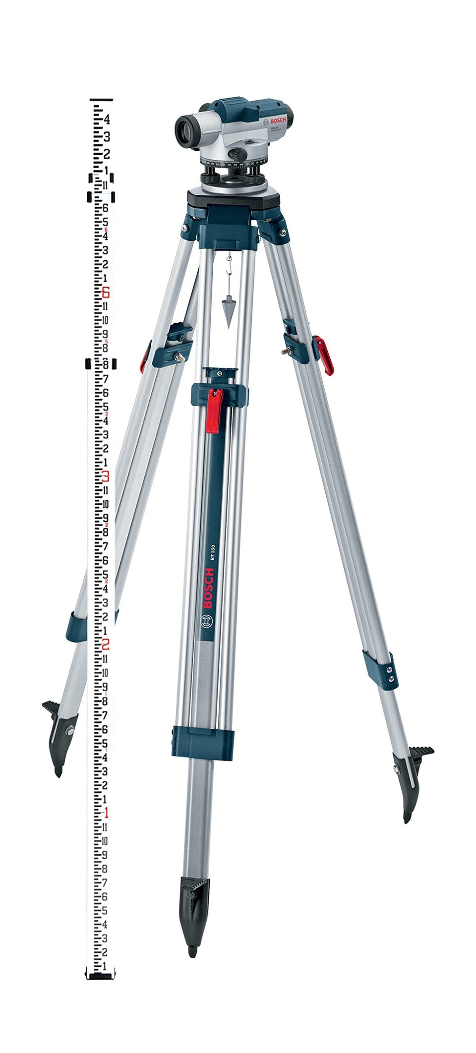Bosch GOL32CK 32x optical level lens offers sharp readings on busy job sites