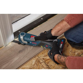 3-4 degree cutting angle on the Bosch GOP18V-34N for efficient angled cuts