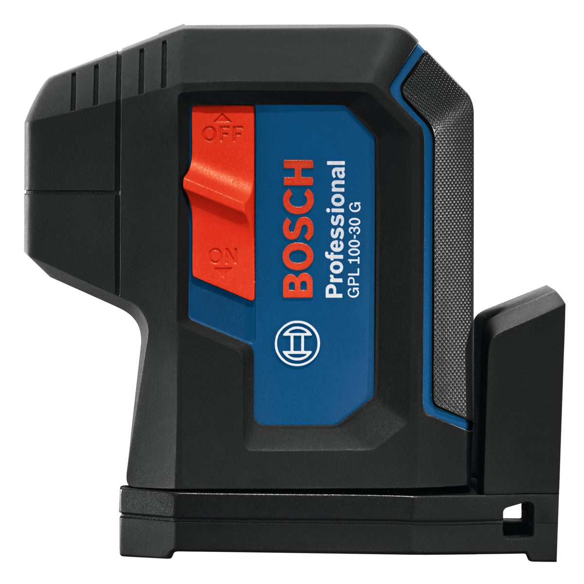 Bosch GPL100-30G 360-degree rotation enables flexible positioning.