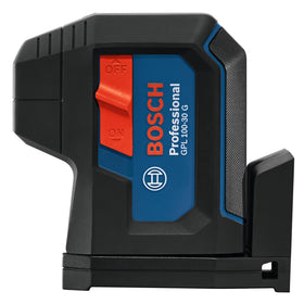 Bosch GPL100-30G 360-degree rotation enables flexible positioning.