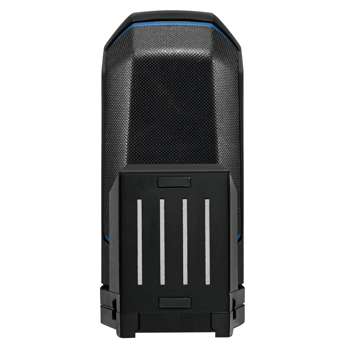 Bosch GPL100-30G rubber overmold protects impact points.