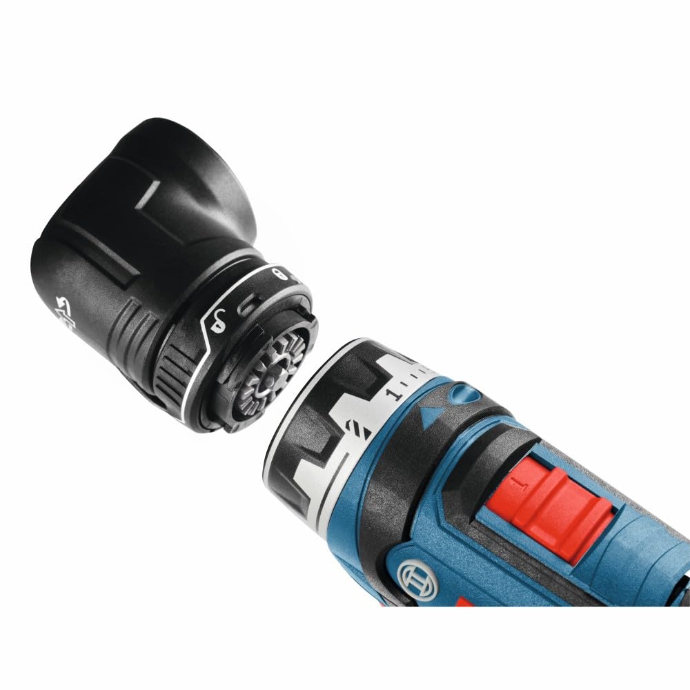 Bosch GSR12V-140FCB22 keyless chuck allows quick bit changes