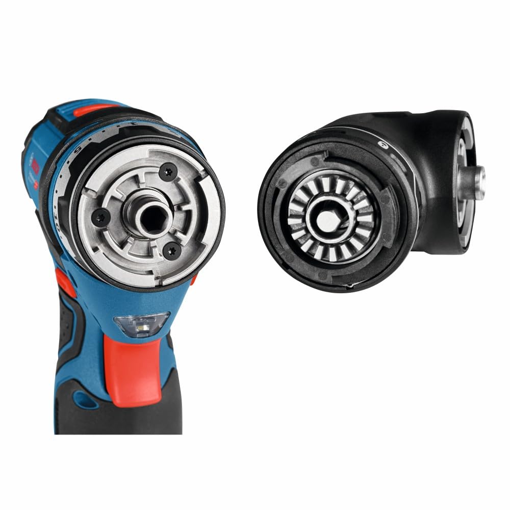 Bosch GSR12V-140FCB22 LED light illuminates dark work areas