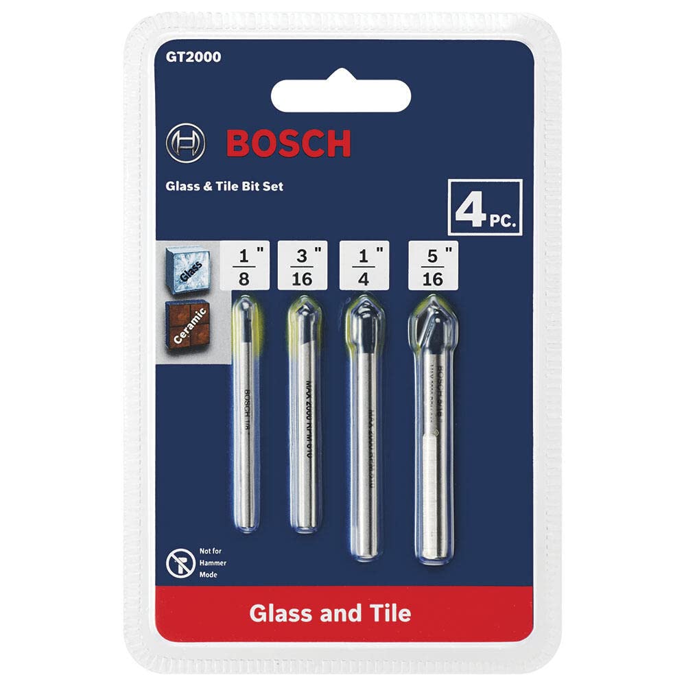 Bosch GT2000 diamond-ground cutting edges deliver longer life