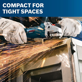 Bosch GWS8-45 service minder brushes prevent downtime