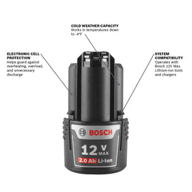 Bosch GXS12V-01N12 charger delivering rapid top-ups for on-site work