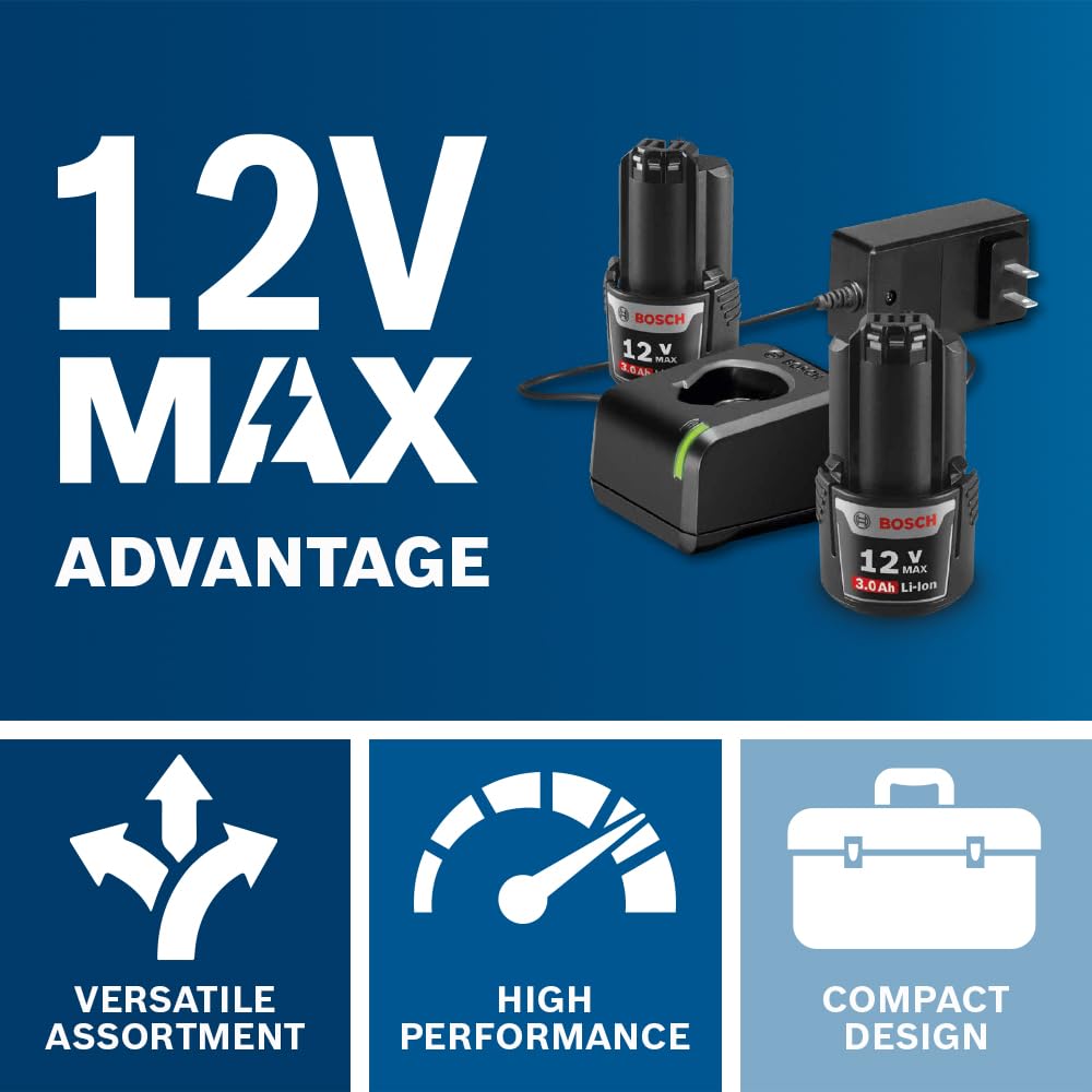 Bosch GXS12V-01N12 extended runtime helps complete more tasks between swaps