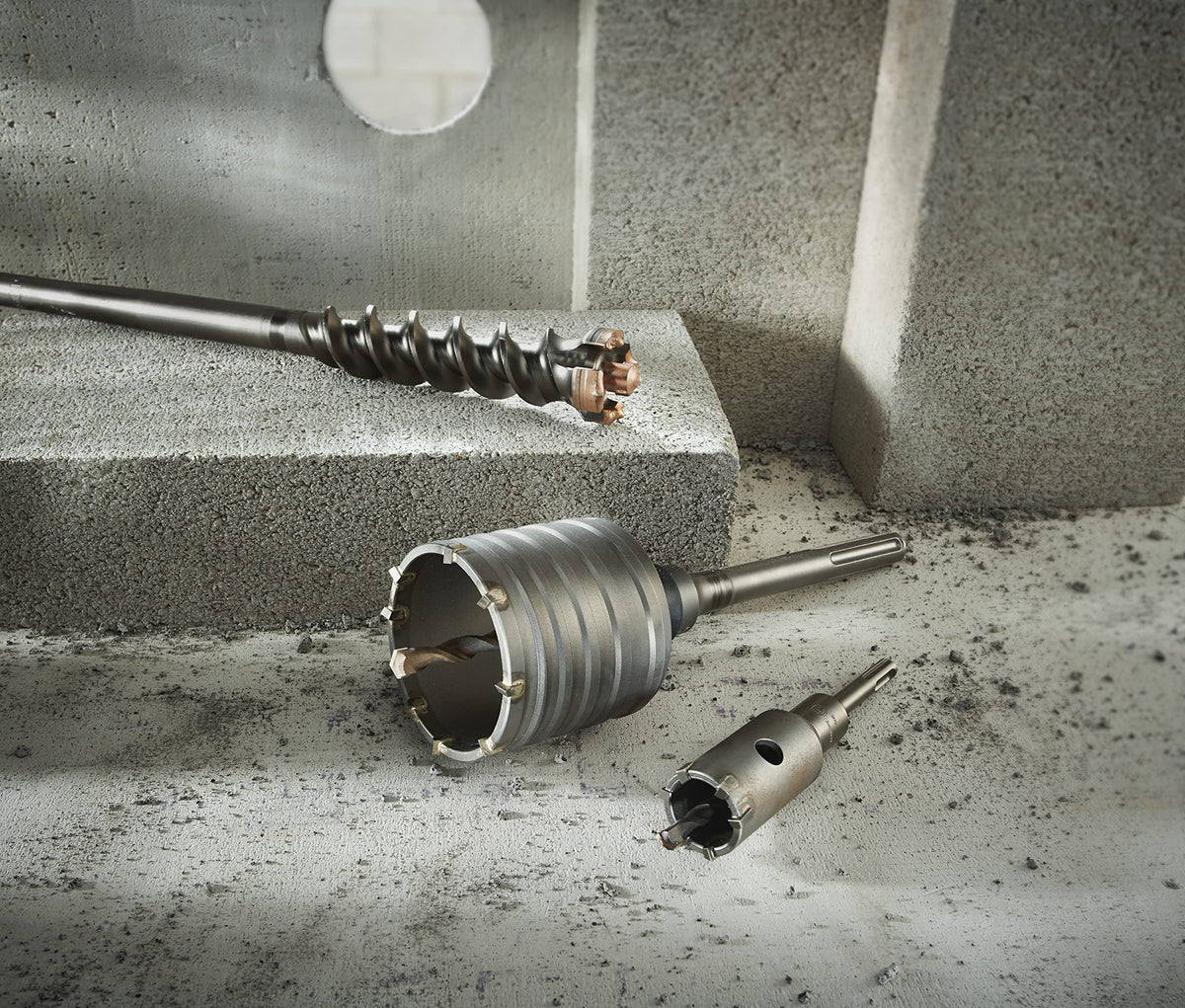 Bosch HC8526 2-5/8 inch diameter core bit enables bigger holes
