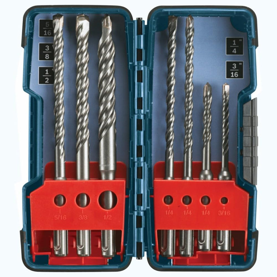 Bosch HCK001 carbide-tips offer long life for demanding drilling tasks.