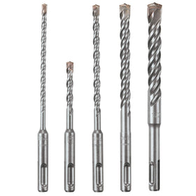 Bosch HCK005 5-piece SDS-Plus set with case for masonry drilling