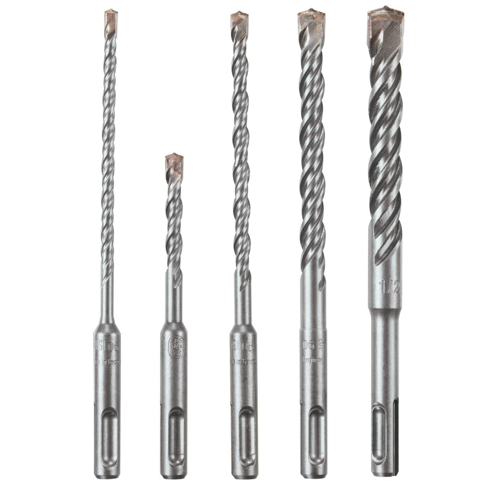 Bosch HCK005 5-piece SDS-Plus set with case for masonry drilling