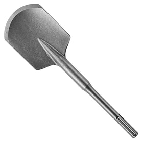 Bosch HS1922 clay spade in use with an SDS-Max hammer for efficient garden digging.