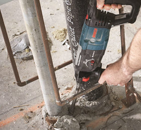 Bosch HS19R2PK chisels ready for heavy-duty masonry tasks.