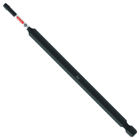 Bosch ITSQ26B 10-pack 6-inch square #2 bits for high-torque impacts with precision fit.