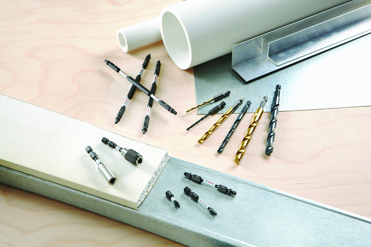 Bosch ITSQ26B tip close-up showing precision tips to reduce cam-out.