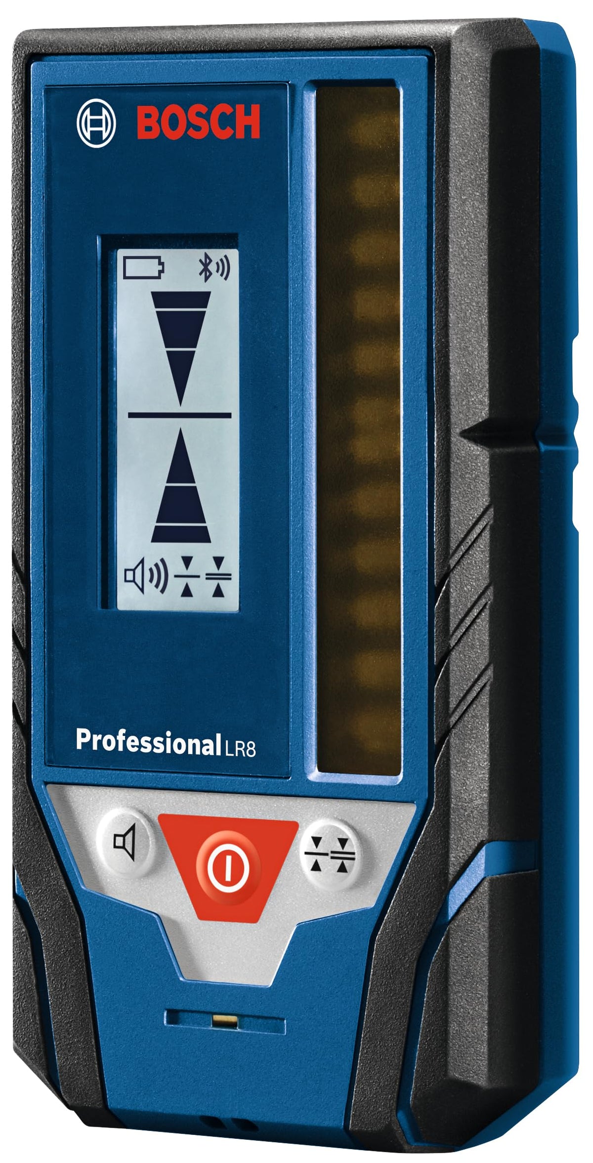 Bosch LR8 backlit display aids quick line reading on dim jobs