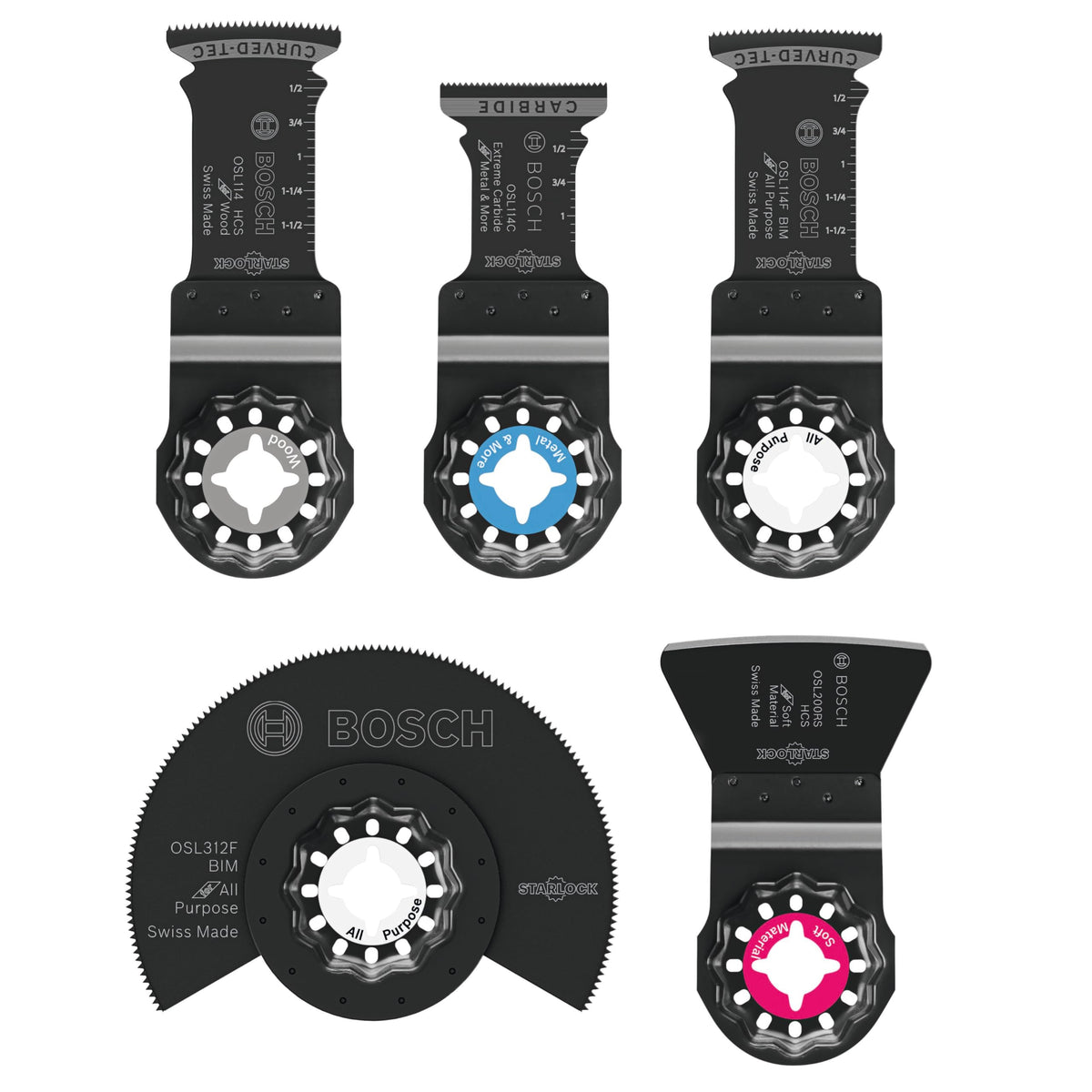 Bosch OSL005L Starlock carbide teeth blade for metal cutting and longer life
