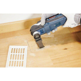 Bosch Starlock blade eject lever enabling quick blade changes