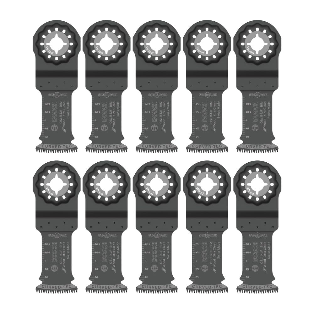 Bosch Swiss-made Starlock blades for long-lasting professional performance