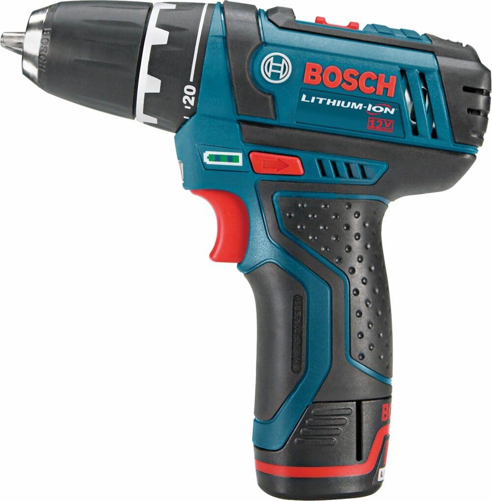 Bosch PS31-2A charger ready for quick recharge between tasks.