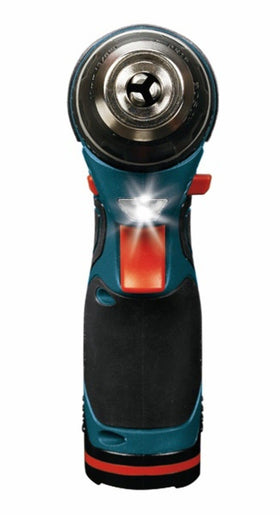 Bosch PS31-2A LED light brightens dark work areas for precise drilling.