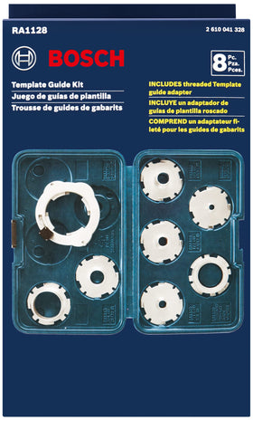 Bosch RA1128 radius hinge guides for precise curved routing.