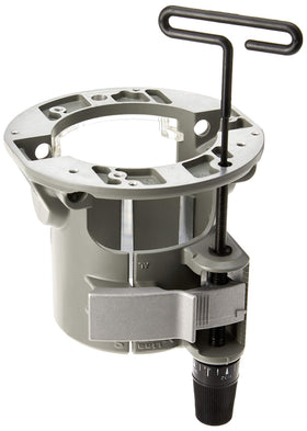 Bosch RA1165 under-table base mounted for stable router setup