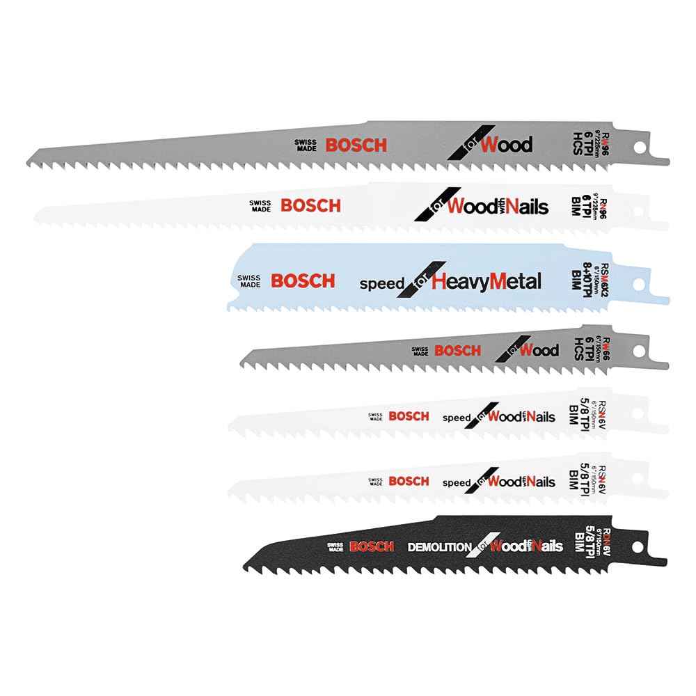 Bosch RAP7PK wood blade for fast cuts and lasting durability.