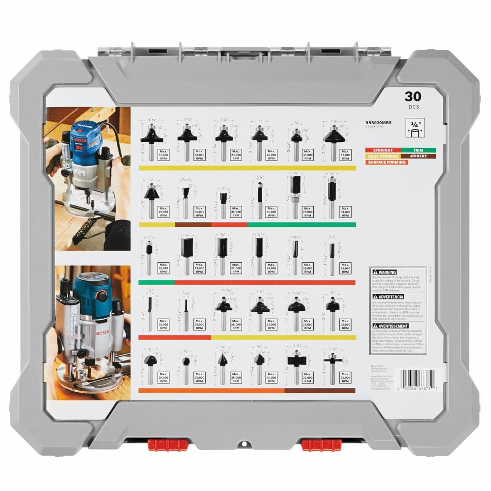 Bosch RBS030MBS anti-friction coating reduces residue buildup for cleaner work.