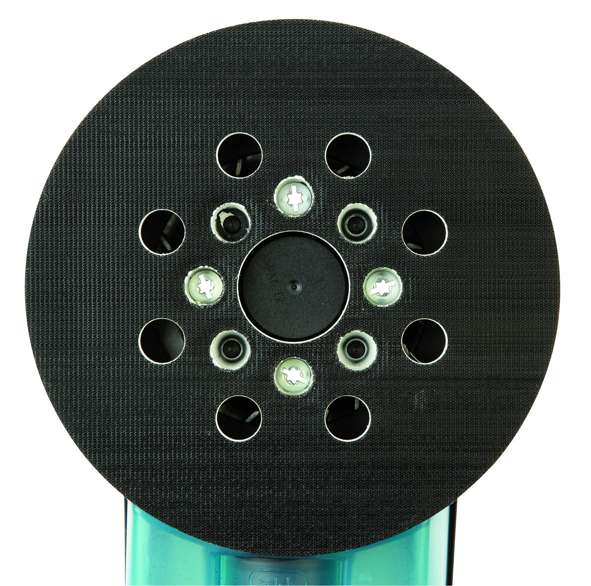 Bosch ROS10 microcellular backing pad ensures smooth, fine surfaces.