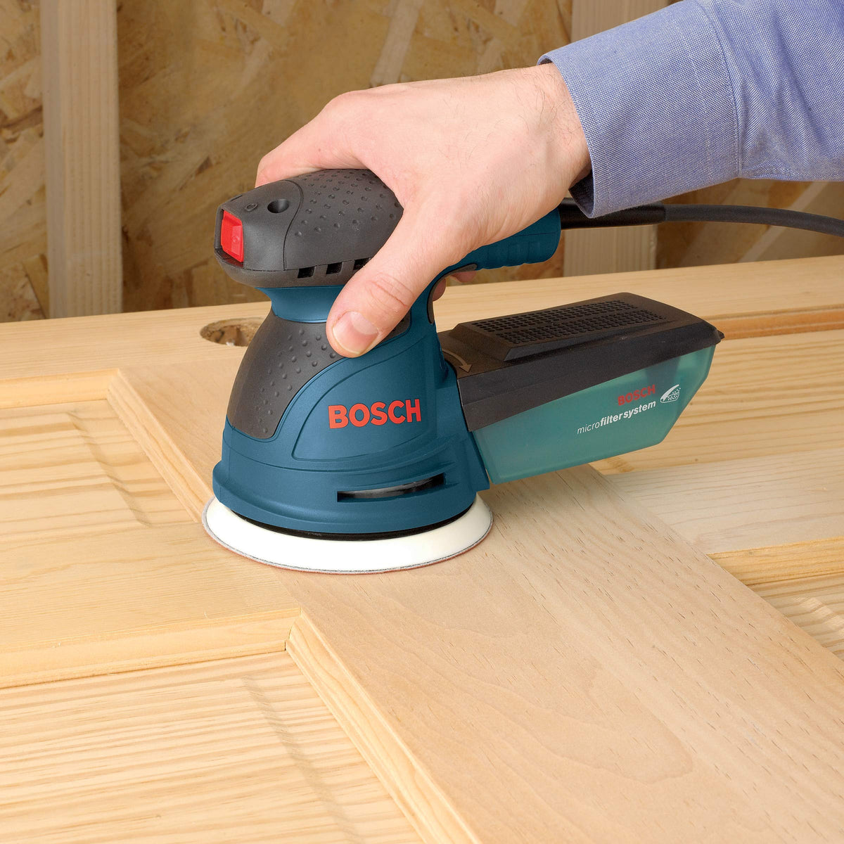 Bosch ROS20VSC variable speed dial lets you tailor the task.