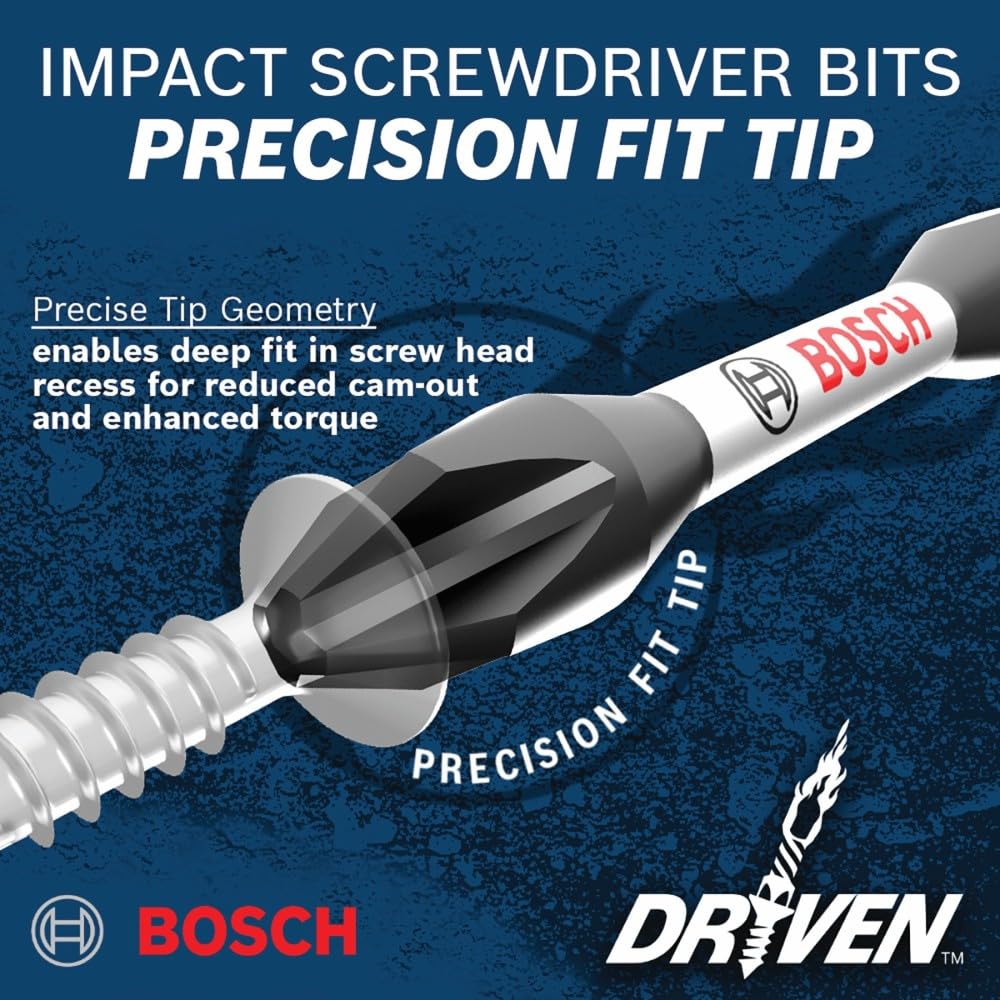 Heat-treated Bosch SDMSD45 bits for longer-lasting performance